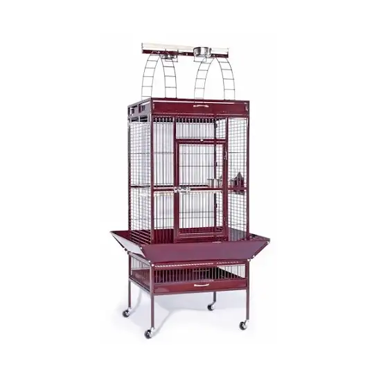 Large Select Wrought Iron Play Top Bird Cage - Coco Brown Photo 1