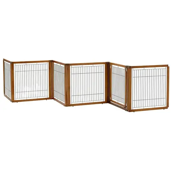 Richel Convertible Elite 6 Panel Pet Gate - Autumn Matte Photo 1