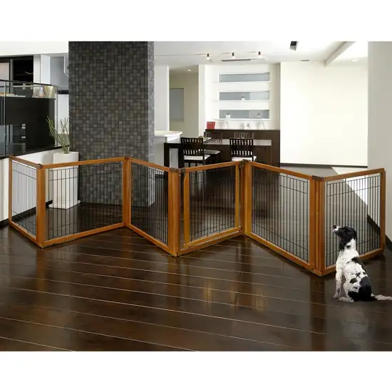 Richel Convertible Elite 6 Panel Pet Gate - Autumn Matte Photo 3